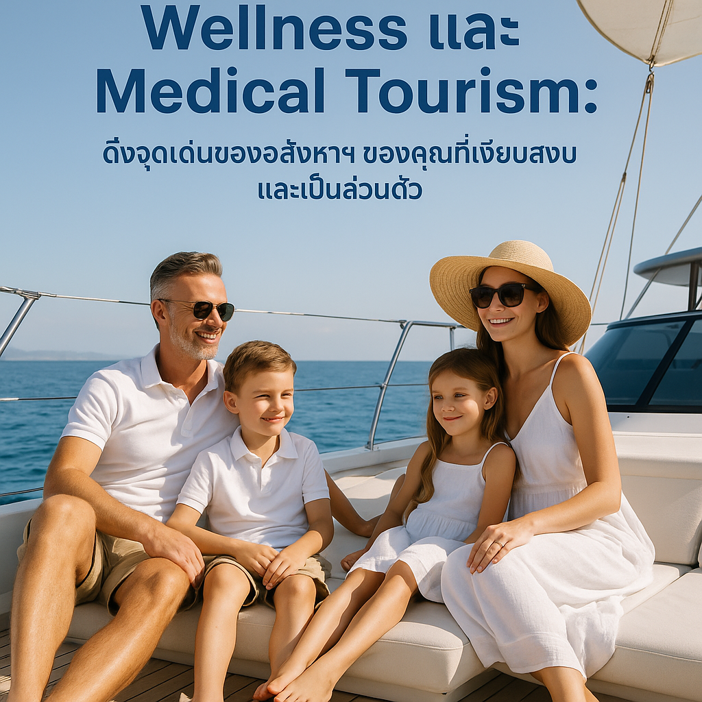 หัวใจสำคัญของตลาด Wellness & Medical Tourism ที่กำลังเติบโตอย่างก้าวกระโดด